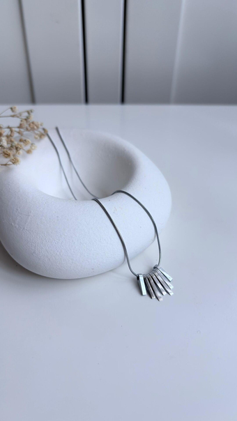 Recty Silver Kolye