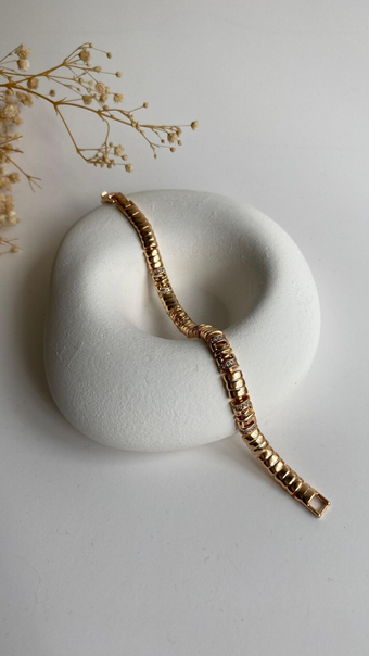Rose gold bakla bileklik
