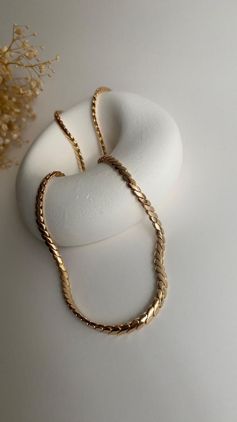 Rose gold sarmal kolye (60)