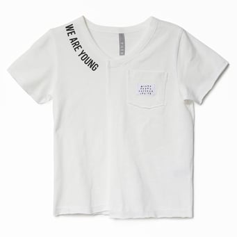 Erkek Çocuk V yaka Cepli T-Shirt 1-5 Yaş