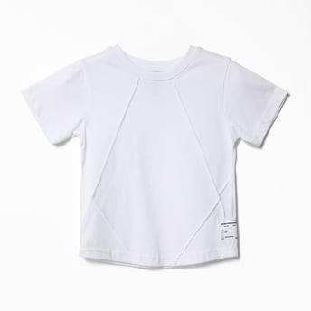 Erkek Garson Önü Dikişli T-Shirt 6-16 Yaş