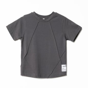 Erkek Garson Önü Dikişli T-Shirt 6-16 Yaş