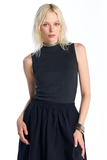 Antrasit Basic Triko Kazak