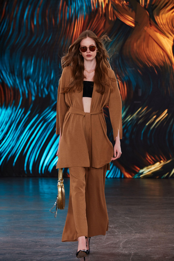 Camel Boru Paça Basic Triko Pantolon