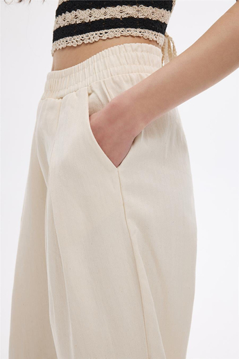 Çift Pensli Carrot Fit Pantolon 