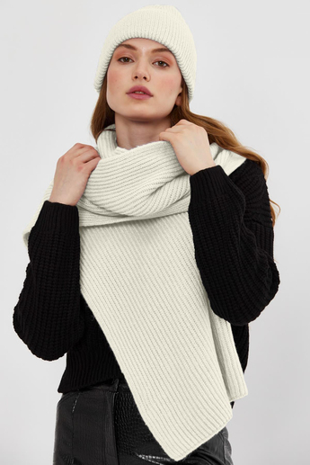 Ecru Knitwear Beanie