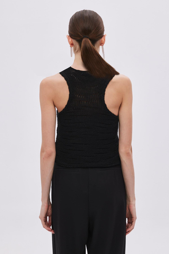Siyah Halter Kol Atlet
