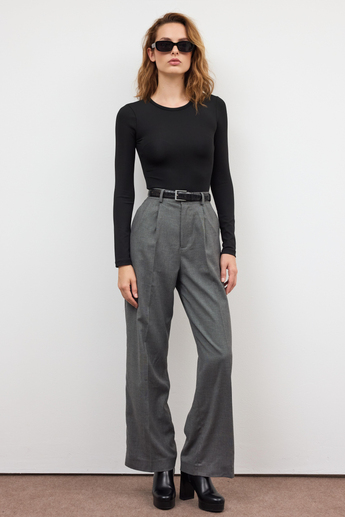 Siyah BİSİKLET YAKA BASİC BODY