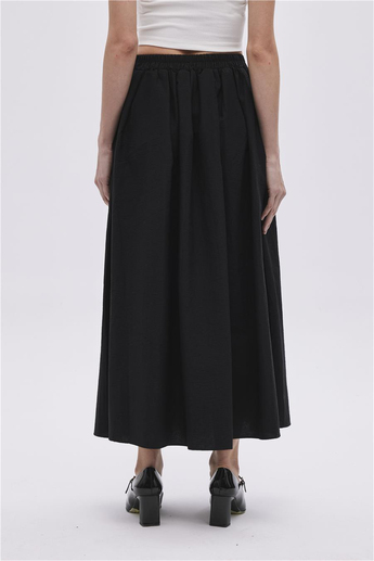Black Voluminous Skirt