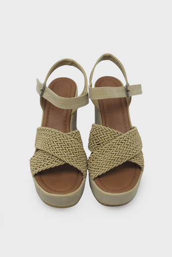 Beety Kadın Dolgu Topuk Sandalet Bej AKYN125.9997