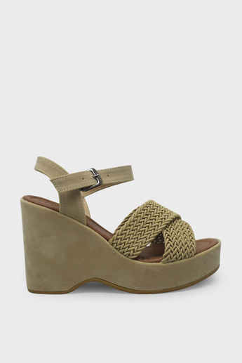 Beety Kadın Dolgu Topuk Sandalet Bej AKYN125.9997
