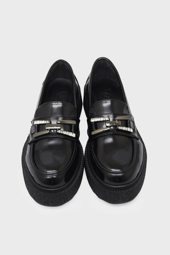 Beety Kadın Loafer Ayakkabı Siyah Rugan AKYN163.1984