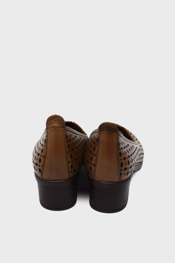 Beety Kadın Topuklu Comfort Deri Ayakkabı Taba AKYN199.902