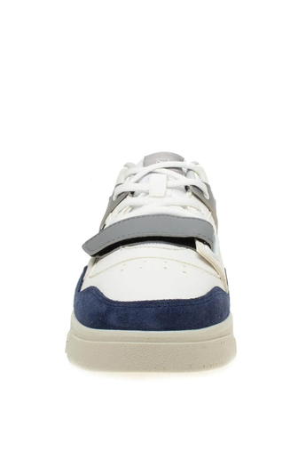 Buckhead Erkek Sneakers Spor Ayakkabı Beyaz Lacivert BUCK-4222
