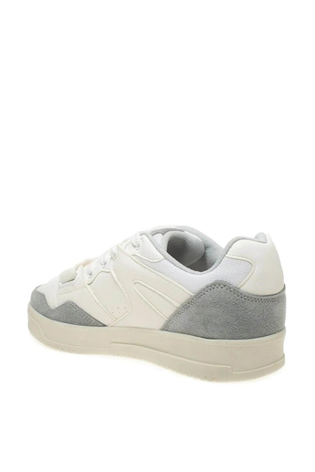 Buckhead Erkek Sneakers Spor Ayakkabı Beyaz Gri BUCK-4222