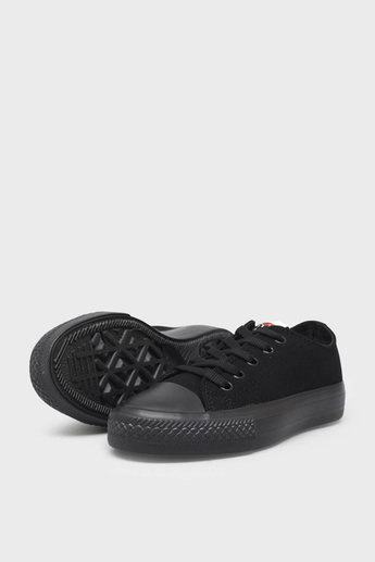 Bulldozer Unisex Çocuk Kısa Converse Spor Ayakkabı Siyah BUL-231902