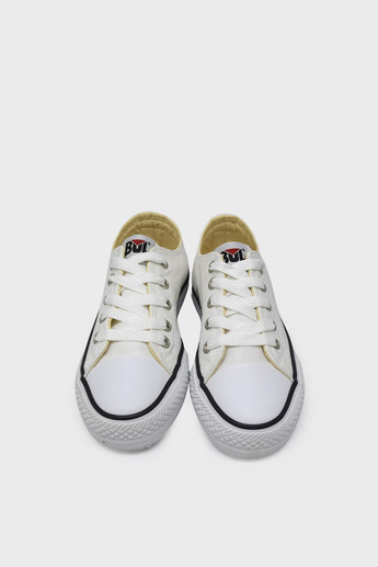 Bulldozer Unisex Çocuk Kısa Converse Spor Ayakkabı Beyaz BUL-231902