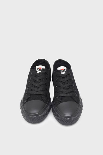 Bulldozer Unisex Çocuk Kısa Converse Spor Ayakkabı Siyah BUL-231902
