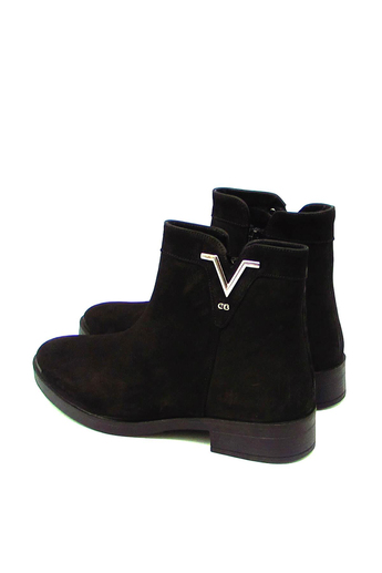 Castle Black Kadın Casual Deri Bot Nubuk Siyah CB21893-1