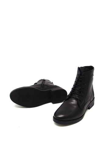Castle Black Kadın Casual Deri Bot Siyah CB21898-1