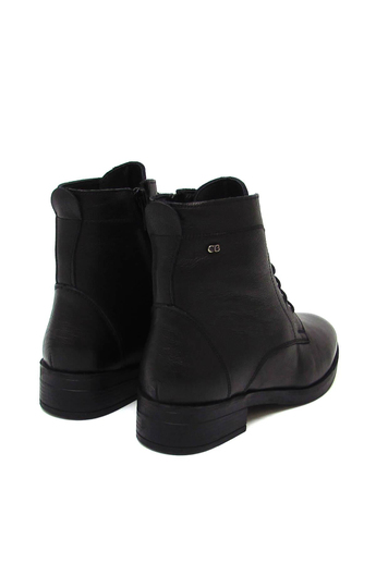 Castle Black Kadın Casual Deri Bot Siyah CB21898-1