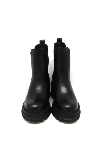 Castle Black Kadın Casual Yüksek Taban Deri Bot Siyah CB52672-1