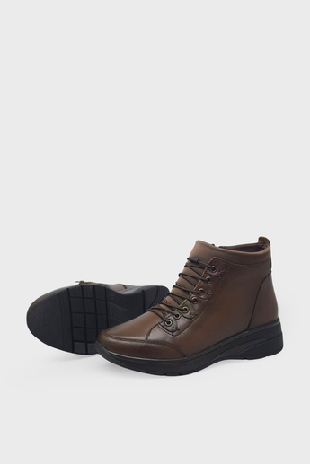 Castle Black Kadın Comfort Deri Bot Taba CB42691