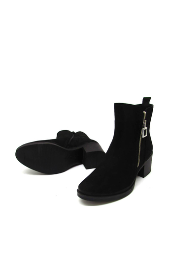 Castle Black Kadın Topuklu Deri Bot Kahve CB92163
