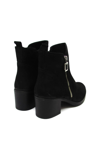 Castle Black Kadın Topuklu Deri Bot Kahve CB92163