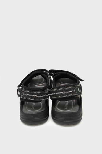 Castle Black Unisex Cırtlı Spor Sandalet Siyah CB-K3
