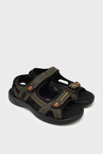 Castle Black Unisex Cırtlı Spor Sandalet Haki CB-K3