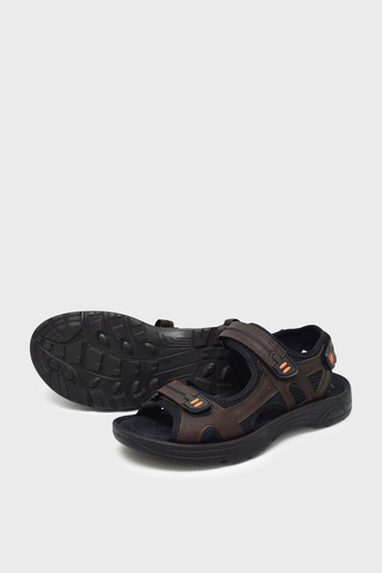 Castle Black Unisex Cırtlı Spor Sandalet Kahve CB-K3