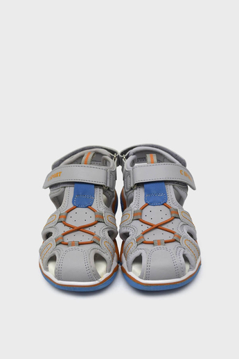 Castle Black Unisex Çocuk Kafes Sandalet Gri CB3544