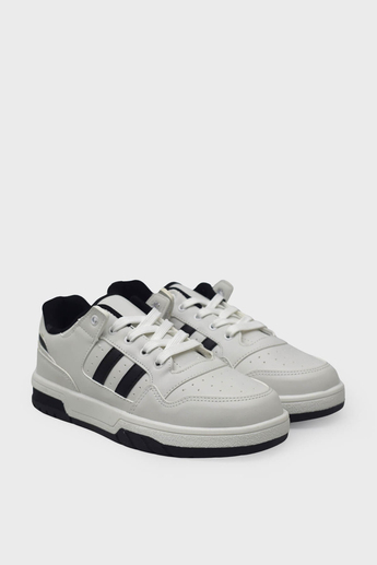 Cool Unisex Çocuk Spor Ayakkabı Beyaz Siyah ARSLN-FOOR1