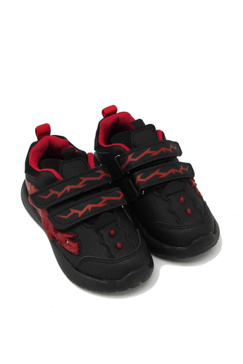 Cool Unisex Çocuk Yazlık Spor Ayakkabı Siyah Kırmızı ARSLN2022-23