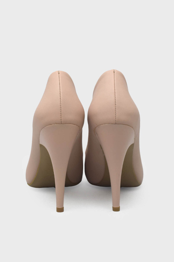 Esstii Kadın Yüksek Topuklu Stiletto Ayakkabı Pudra EST100