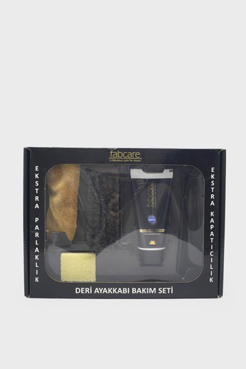 Fabcare Deri Ayakkabı Bakım Seti Koyu Lacivert FC9011
