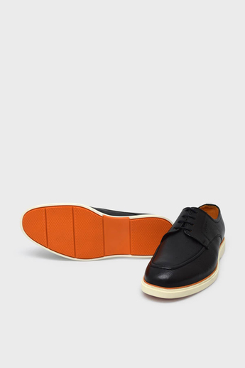 Fosco Erkek Yazlık Casual Flotter Deri Ayakkabı Siyah FSC-9940