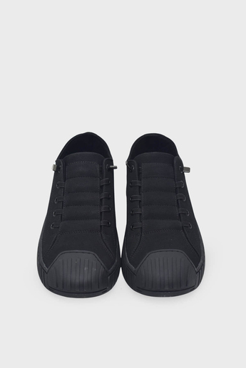 Gamelu Unisex Yazlık Tekstil Sneakers Siyah Nubuk GML2023-02