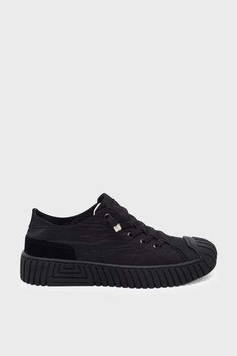 Gamelu Unisex Yazlık Tekstil Sneakers Siyah GML2023-02