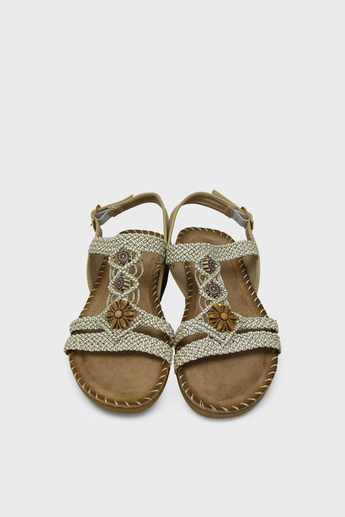 Guja Kadın Günlük Taşlı Sandalet Bej BLG150-39