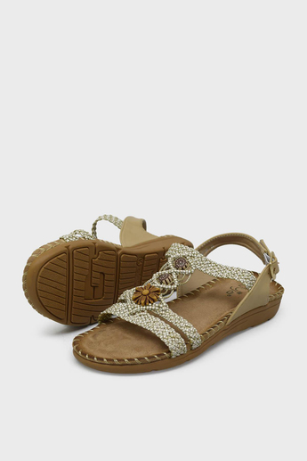 Guja Kadın Günlük Taşlı Sandalet Bej BLG150-39