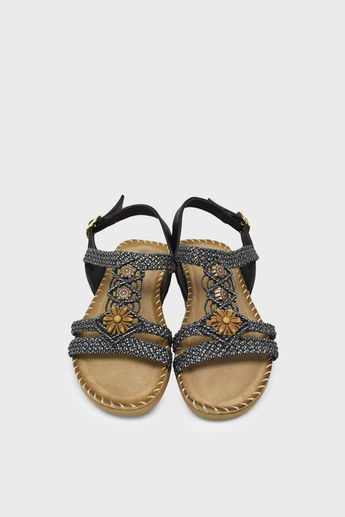 Guja Kadın Günlük Taşlı Sandalet Siyah BLG150-39