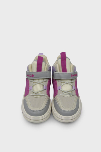Jump Unisex Çocuk Jordan Spor Ayakkabı Bej Fuşya JM31093
