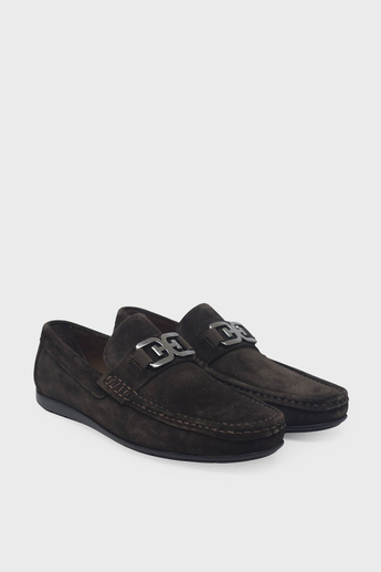 Kanuga Erkek Deri Loafer Kahve Süet K-FSC3302