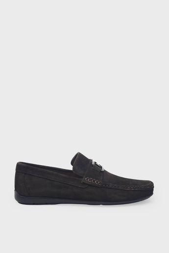 Kanuga Erkek Deri Loafer Kahve Süet K-FSC3302