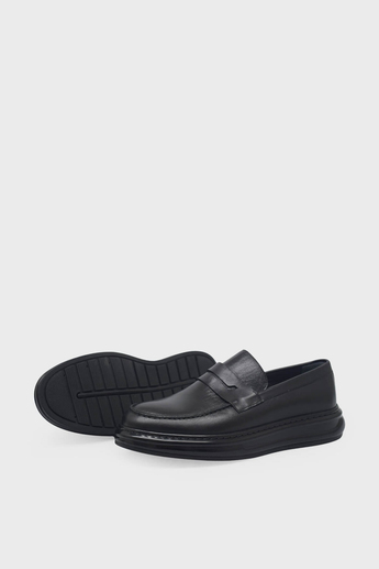 Kanuga Erkek Deri Loafer Siyah K-FSC3293