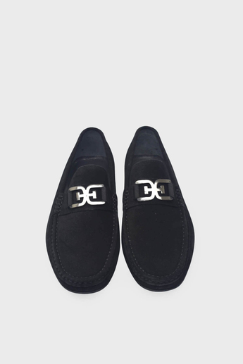 Kanuga Erkek Deri Loafer Siyah Süet K-FSC3302