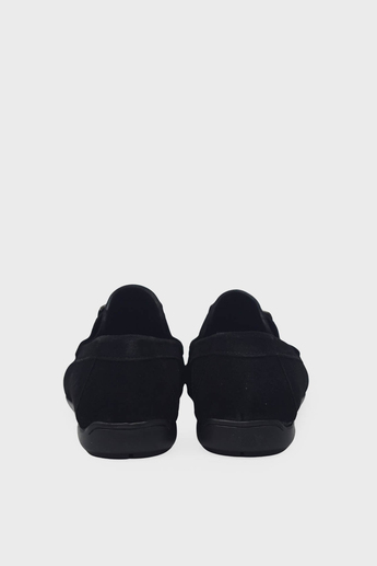 Kanuga Erkek Deri Loafer Siyah Süet K-FSC3302