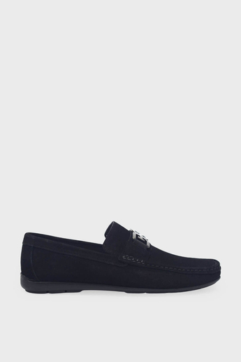Kanuga Erkek Deri Loafer Siyah Süet K-FSC3302